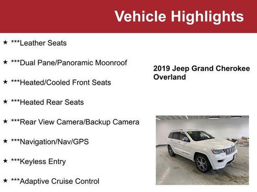 2019 Jeep Grand Cherokee Overland