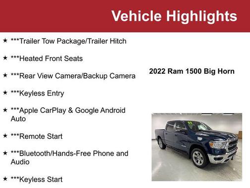 2022 RAM 1500 Big Horn/Lone Star