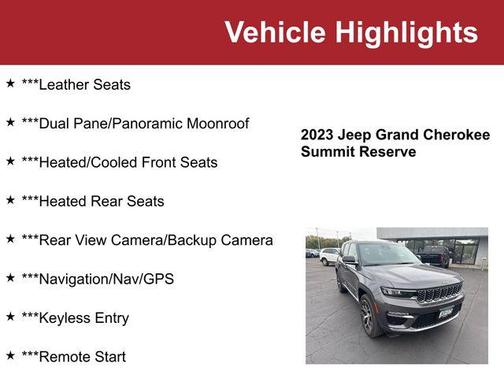 2023 Jeep Grand Cherokee Summit