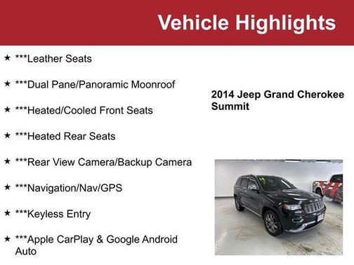 2014 Jeep Grand Cherokee Summit