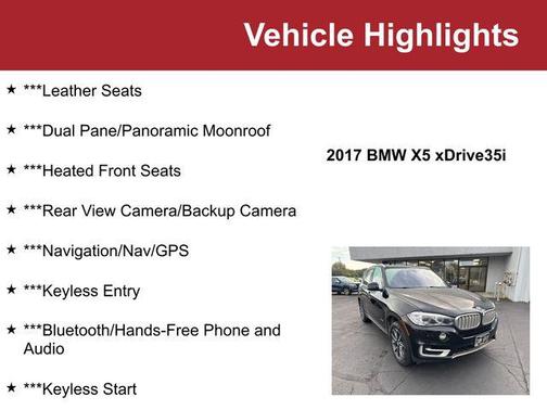 2017 BMW X5 xDrive35i