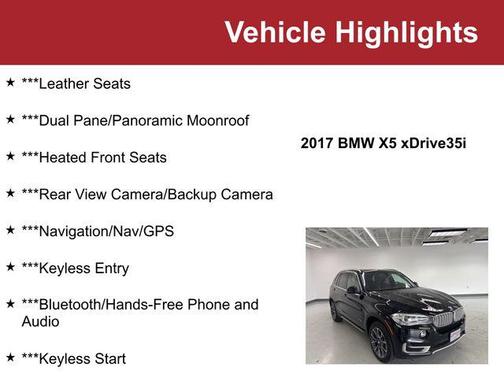 2017 BMW X5 xDrive35i