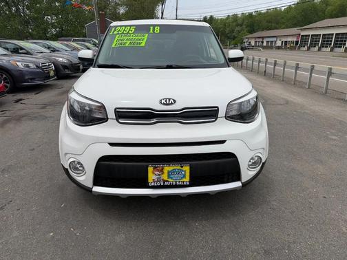 Clear White 2018 Kia Soul +