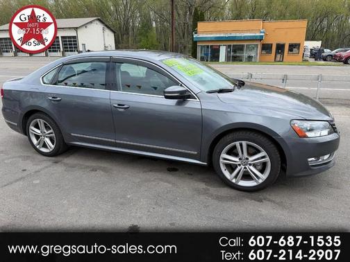 Platinum Gray Metallic 2014 Volkswagen Passat 3.6L V6 DSG SEL Premium