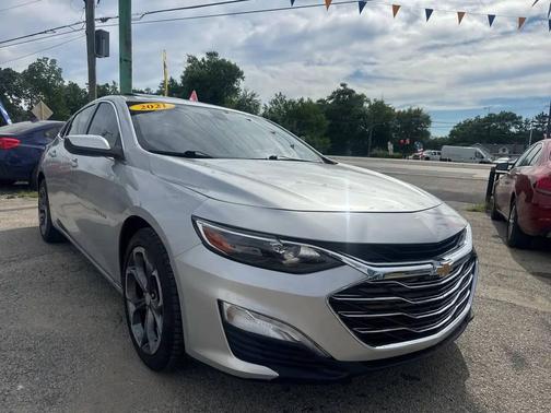 Silver Ice Metallic 2021 Chevrolet Malibu FWD LT
