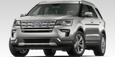 White Platinum Metallic Tri-Coat 2019 Ford Explorer XLT