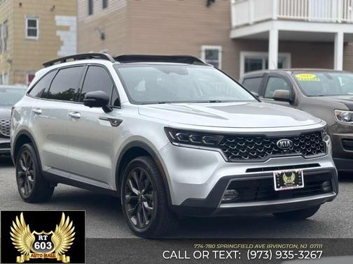 Sparkling Silver 2021 Kia Sorento SX