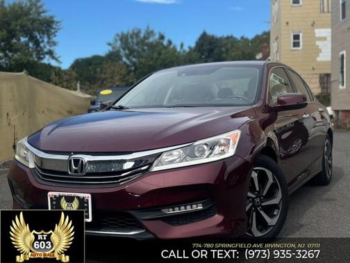 maroon 2017 Honda Accord EX-L w/Navigation & Honda Sensing