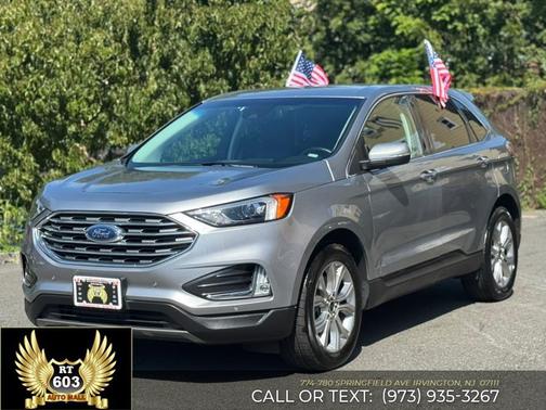 Iconic Silver Metallic 2023 Ford Edge Titanium