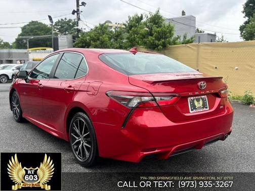 Red 2021 Toyota Camry SE