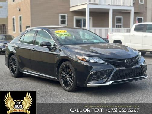 Midnight Black Metallic 2024 Toyota Camry XSE