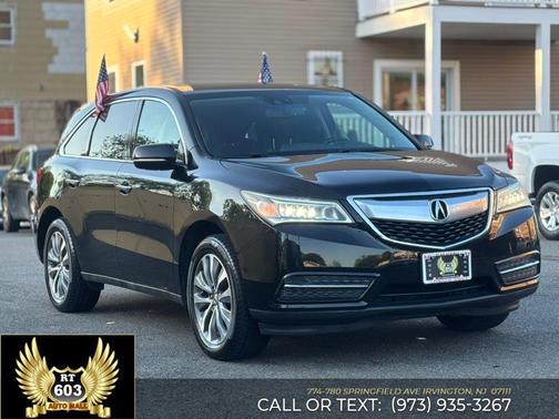 Crystal Black Pearl 2014 Acura MDX 3.5L