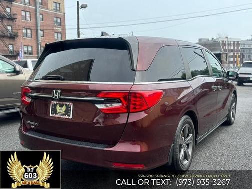 Red 2021 Honda Odyssey EX