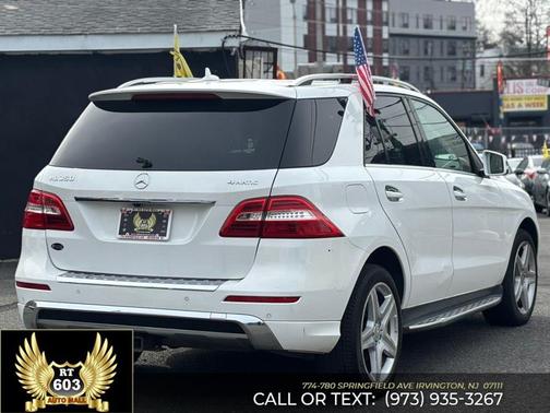 White 2015 Mercedes-Benz M-Class 4MATIC
