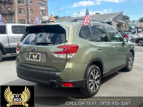 Jasper Green Metallic 2021 Subaru Forester Limited