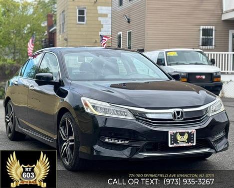 Crystal Black Pearl 2017 Honda Accord Touring V6