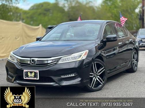Crystal Black Pearl 2017 Honda Accord Touring V6
