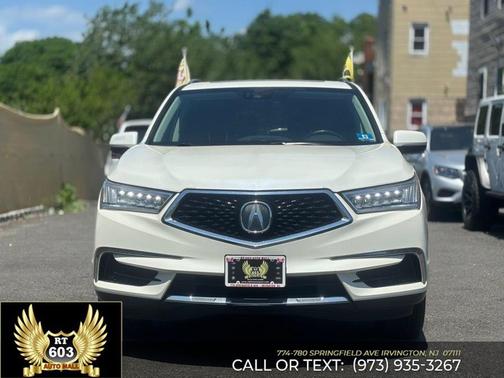 White Diamond Pearl 2017 Acura MDX 3.5L w/Technology Package