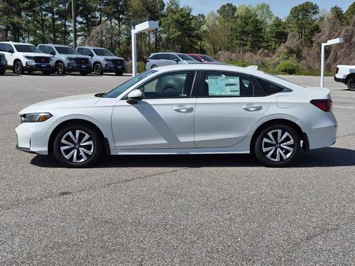 Platinum White Pearl 2026 Honda Civic LX