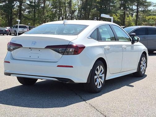 Platinum White Pearl 2026 Honda Civic LX