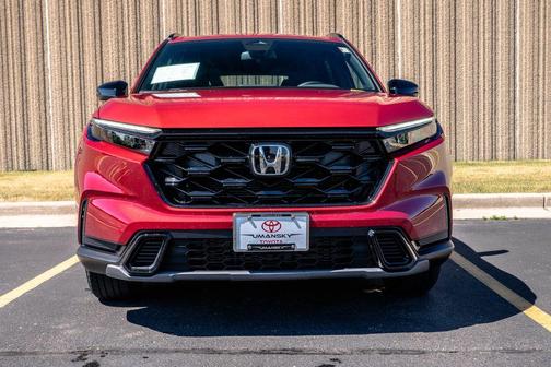 Radiant Red Metallic 2025 Honda CR-V Hybrid Sport