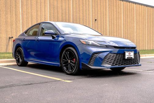 Blue 2025 Toyota Camry SE