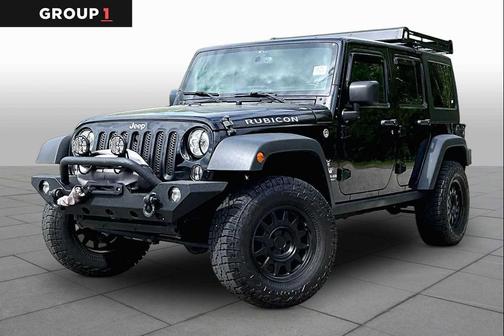 Black Clearcoat 2017 Jeep Wrangler Unlimited Rubicon