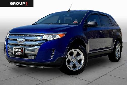 Deep Impact Blue Metallic 2014 Ford Edge SE