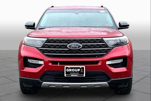 Rapid Red Metallic Tinted Clearcoat 2023 Ford Explorer XLT