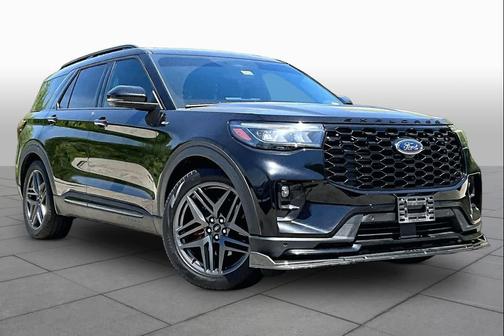 Agate Black Metallic 2025 Ford Explorer ST-Line