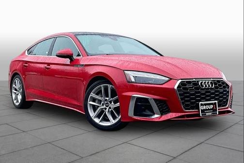 Progressive Red 2024 Audi A5 Sportback S line Premium Plus