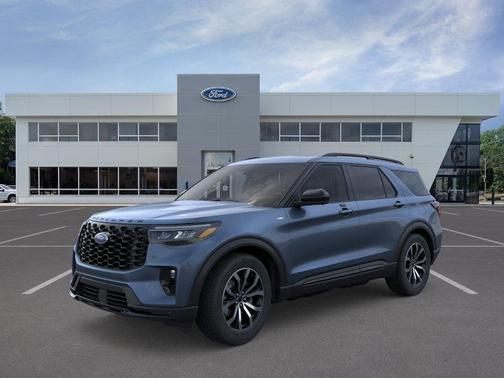 Blue 2026 Ford Explorer ST-Line