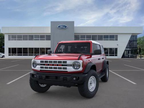 Red 2025 Ford Bronco Heritage Edition