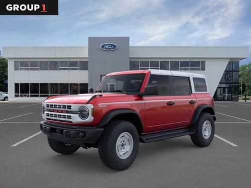 Red 2025 Ford Bronco Heritage Edition