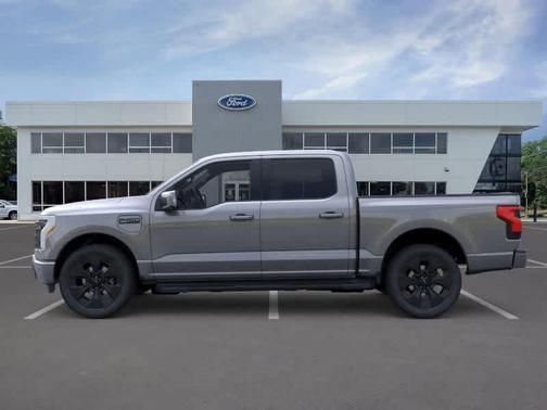 Gray 2025 Ford F-150 Lightning Platinum
