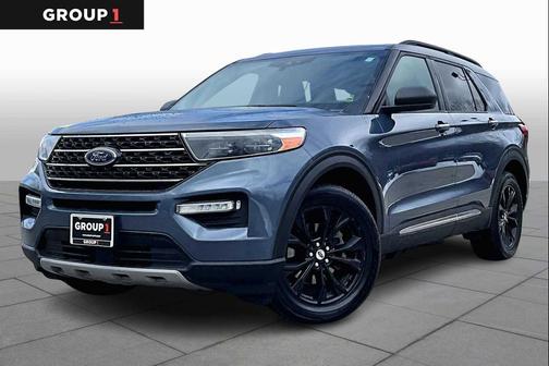 Infinite Blue Metallic Tinted Clearcoat 2021 Ford Explorer XLT