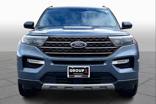 Infinite Blue Metallic Tinted Clearcoat 2021 Ford Explorer XLT