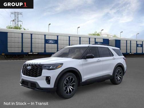 Space White Metallic 2026 Ford Explorer ST-Line