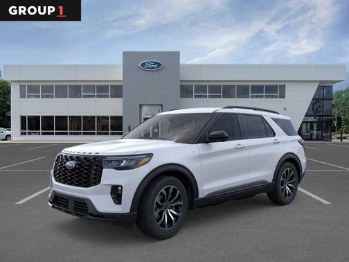 Space White Metallic 2026 Ford Explorer ST-Line