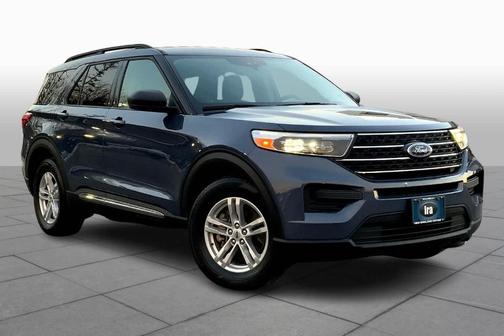 Infinite Blue Metallic Tinted Clearcoat 2021 Ford Explorer XLT
