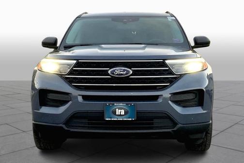 Infinite Blue Metallic Tinted Clearcoat 2021 Ford Explorer XLT