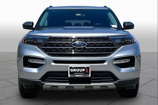 Iconic Silver Metallic 2023 Ford Explorer XLT