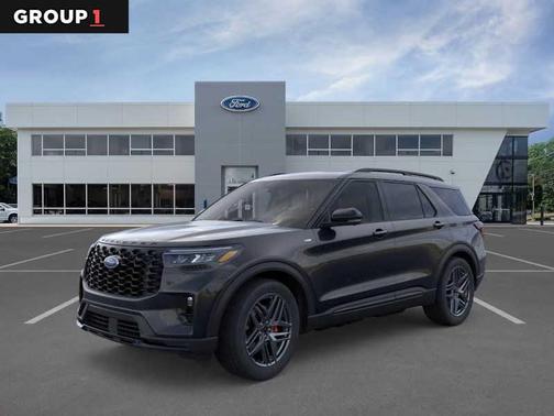 Agate Black Metallic 2026 Ford Explorer ST-Line