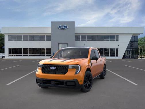 Orange 2026 Ford Maverick Lariat