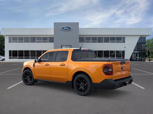 Orange 2026 Ford Maverick Lariat