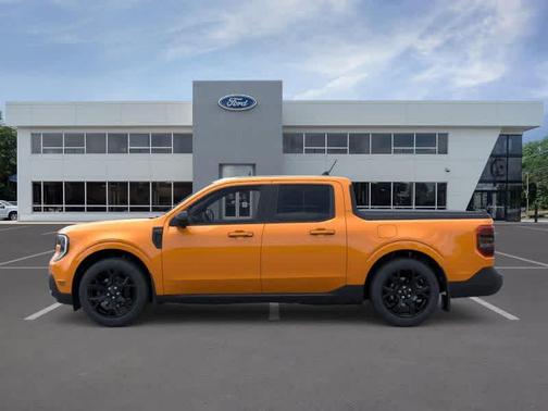 Orange 2026 Ford Maverick Lariat