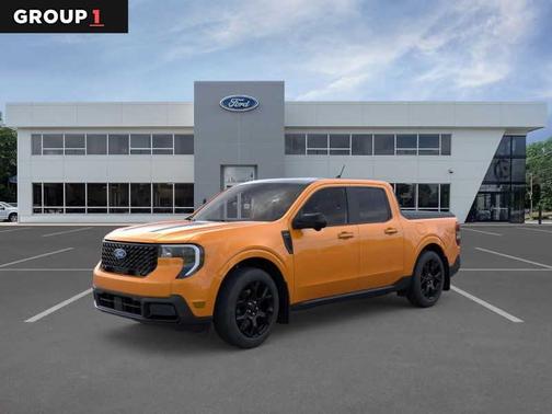 Orange 2026 Ford Maverick Lariat