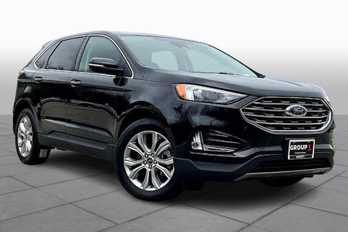Agate Black Metallic 2024 Ford Edge Titanium