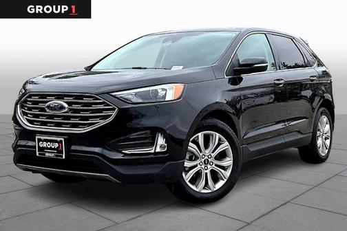 Agate Black Metallic 2024 Ford Edge Titanium