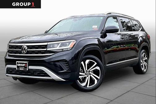 Deep Black Pearl Effect 2023 Volkswagen Atlas 3.6L SEL